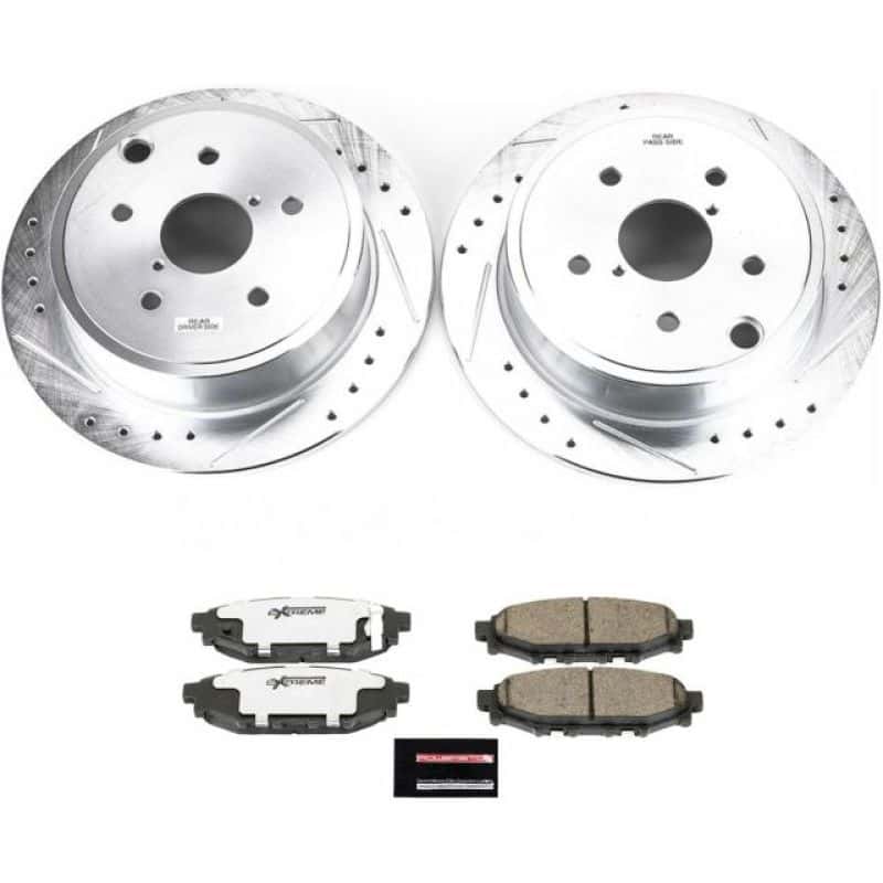 PowerStop — Power Stop 15-19 Subaru WRX Rear Z26 Street Warrior Brake Kit - view 1