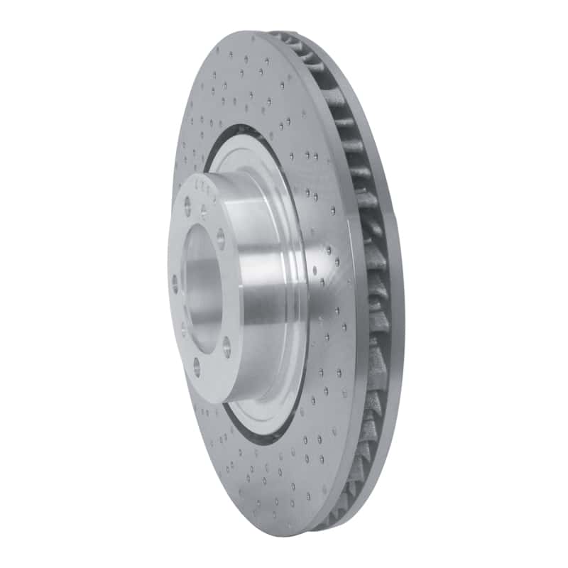 DFC — DFC 15-17 Porsche 911 Left Front Drilled Hi-Carbon Alloy Geomet Coated Rotor
DFC Brake Rotor - view 2