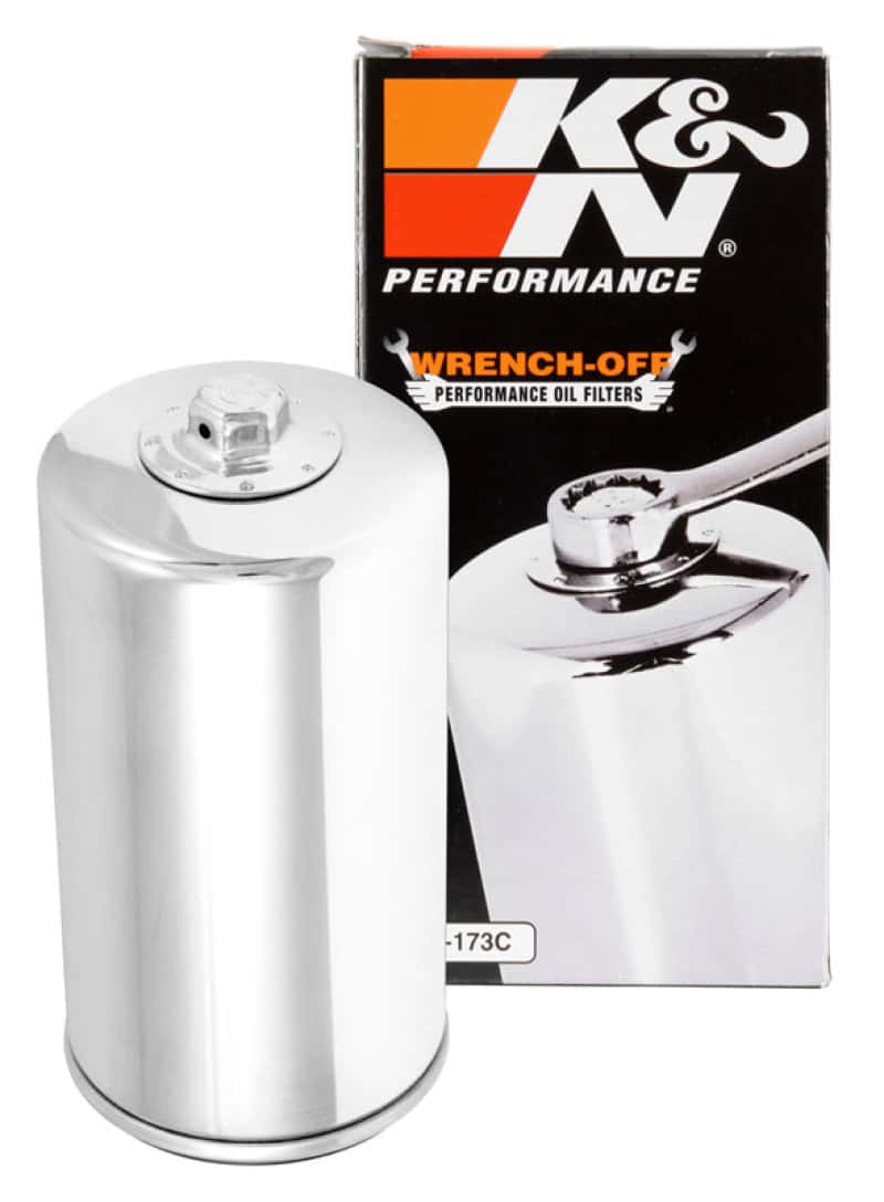 K&N Engineering — K&N Oil Filter 80-98 Harley-Davidson FXB/FXD?FXDB/FXDC/FXDL/FXDS/FXDWG - 3in OD x 5.969in Height - view 7