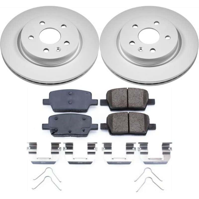 PowerStop — Power Stop 16-18 Cadillac CT6 Rear Z17 Evolution Geomet Coated Brake Kit - view 1