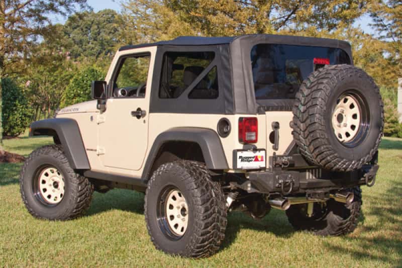 Rugged Ridge — Rugged Ridge XHD Sailcloth Top Black 2-Door 07-09 Jeep Wrangler
OFFROAD_TOPS
Top-Soft - view 2