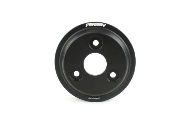 Perrin Performance — PERRIN 22-25 Subaru WRX / 21-25 Crosstrek / 20-25 LGT/OBXT/FXT Lightweight Water Pump Pulley - Black - view 3