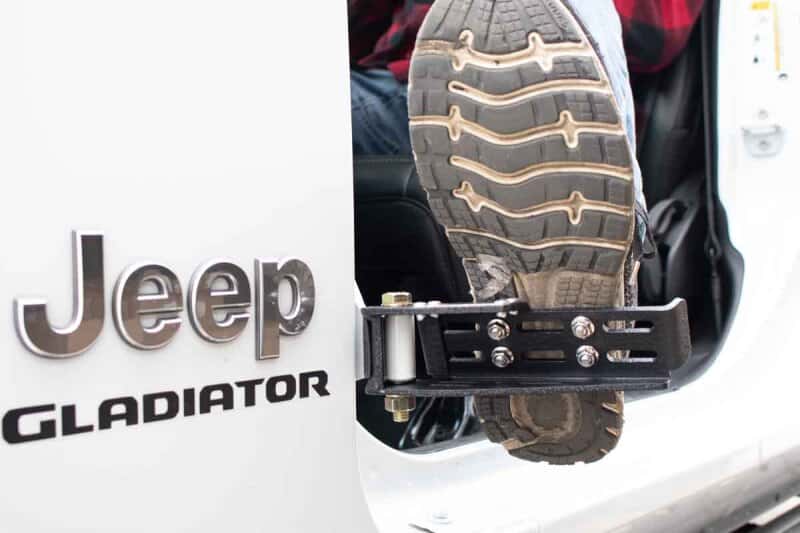 Fishbone Offroad — Fishbone Offroad 2007+ Jeep Wrangler/Gladiator Steel - Black Foot Peg Set - view 14