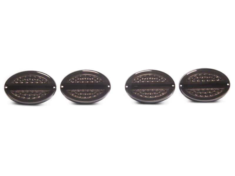 Raxiom — Raxiom 97-04 Chevrolet Corvette C5 Axial Series LED Tail Lights- Chrome Housing- Smoked Lens
Lights - view 1