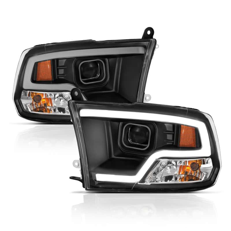 ANZO — ANZO 09-18 Dodge Ram 1500 Plank Style Projector Headlights Black w/ Halo
Projector Headlights
Head Light Set - view 2
