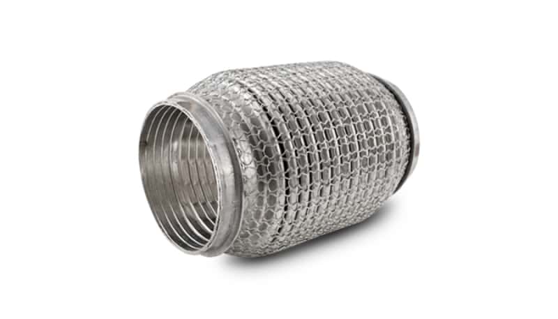 Vibrant — Vibrant SS Flex Coupling w/ Interlock Liner and Mesh Braid 3in Inlet/Outlet x 6in long
3x6"Flex w/Liner&Brd
ExhstFlexPipe - view 2