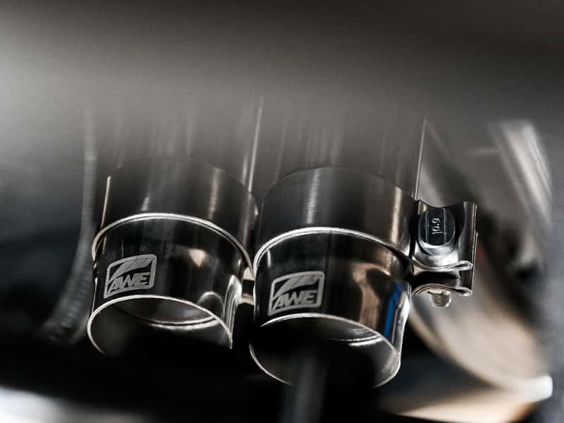 AWE Tuning — AWE 16-22 Toyota Tacoma 0FG Catback Exhaust w/ BashGuard - Dual Diamond Black Tips
0FG Catback - view 14