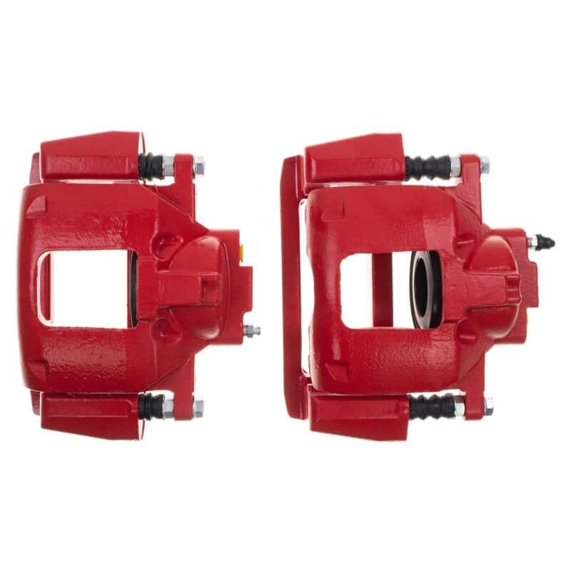 PowerStop — Power Stop 07-18 Jeep Wrangler JK Front Red Caliper Pair w/Bracket
Caliper Set - view 4