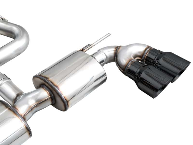 AWE Tuning — AWE MK8 Volkswagen Golf R 3in Touring Edition Quad Exhaust - Diamond Black Tips
Touring Catback - view 10