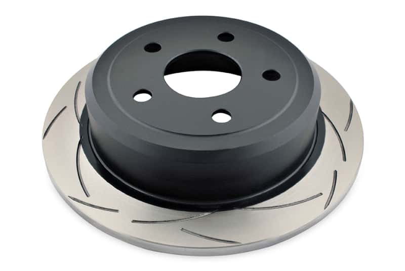 DBA — DBA 07-09 Jeep Wrangler JK Rear Slotted Street Series Rotor
T2 Street Series
Brake Rotor - view 1