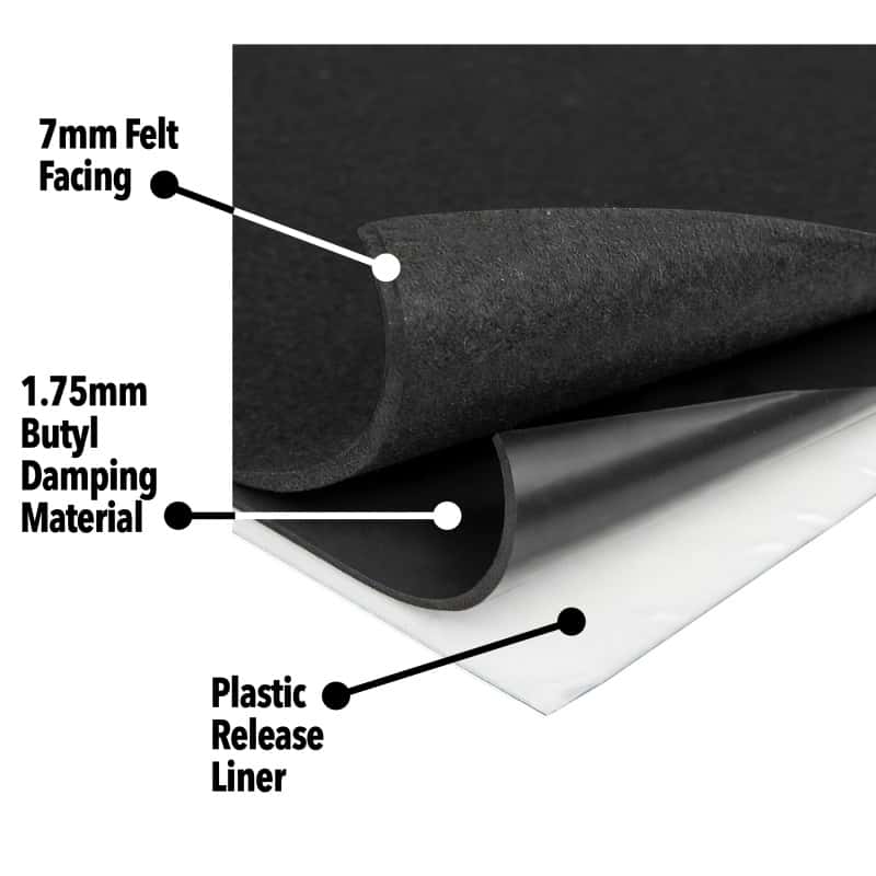 DEI — DEI Universal Boom Mat Acoustic Tiles - 4.25 sq. ft. - 2 Pack
BMAcoustic Tiles 2Pk - view 5