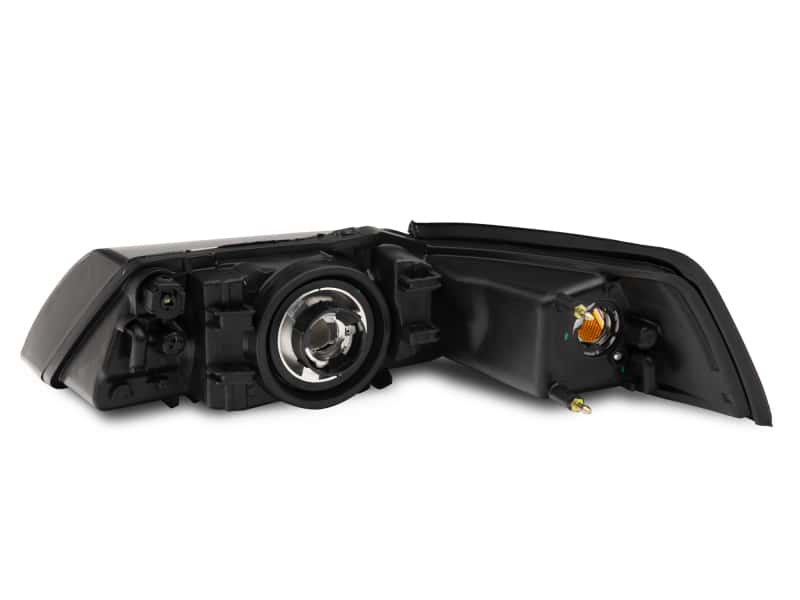 Raxiom — Raxiom 99-04 Mustang Axial Series OEM Style Replacement Headlights- Black Housing (Clear Lens)
Headlights - view 5