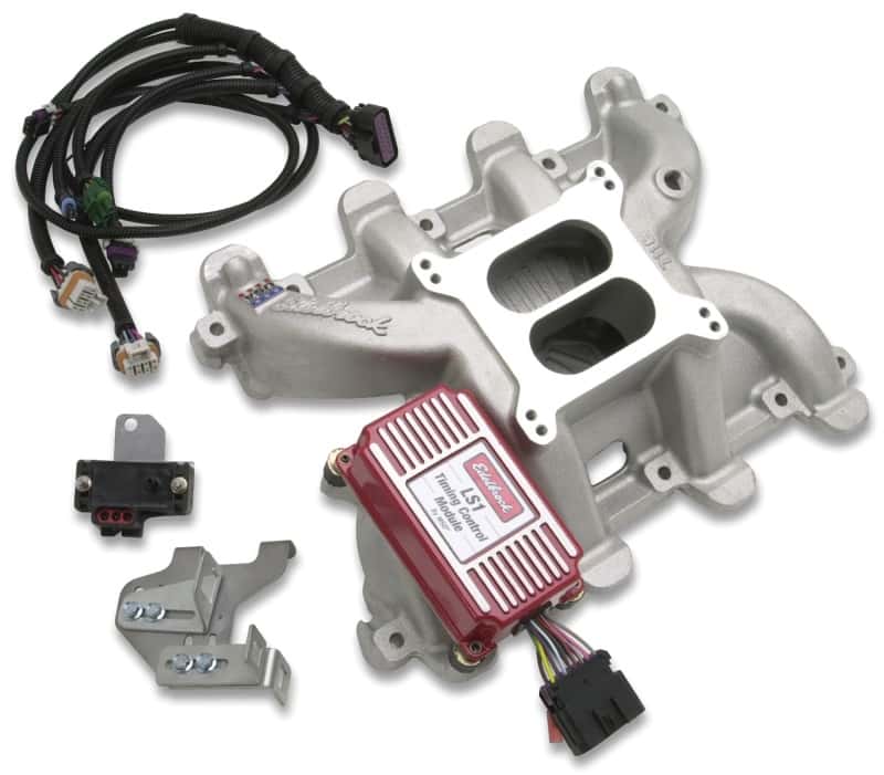 Edelbrock — Edelbrock SBC LS1 Carbureted Manifold
MANIFOLD - view 7
