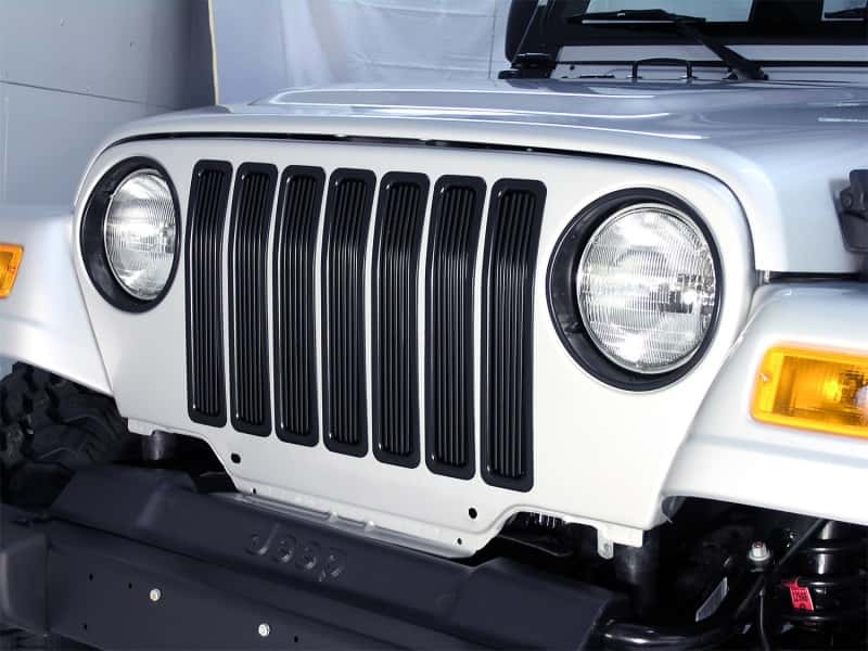 Rugged Ridge — Rugged Ridge Billet Grille Inserts Black 97-06 Jeep Wrangler
OFFROAD_EXTERIOR
Grille Insert - view 4