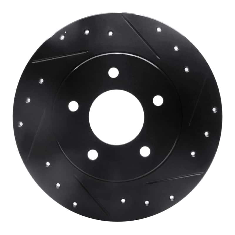 R1 Concepts — R1 94-99 Buick Regal Rear Right Drilled & Slotted Black Brake Rotor
R1 Brake Rotor Drill - view 1