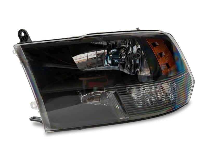 Raxiom — Raxiom 09-18 Dodge RAM 1500 Axial Series Euro Style Headlights w/ Dual Bulb Blk Housing (Clear Lens)
Headlights - view 5