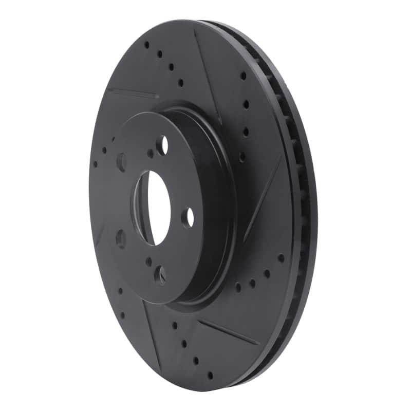 R1 Concepts — R1 08-19 Pontiac Vibe Front Right Drilled & Slotted Black Brake Rotor
R1 Brake Rotor Drill - view 2