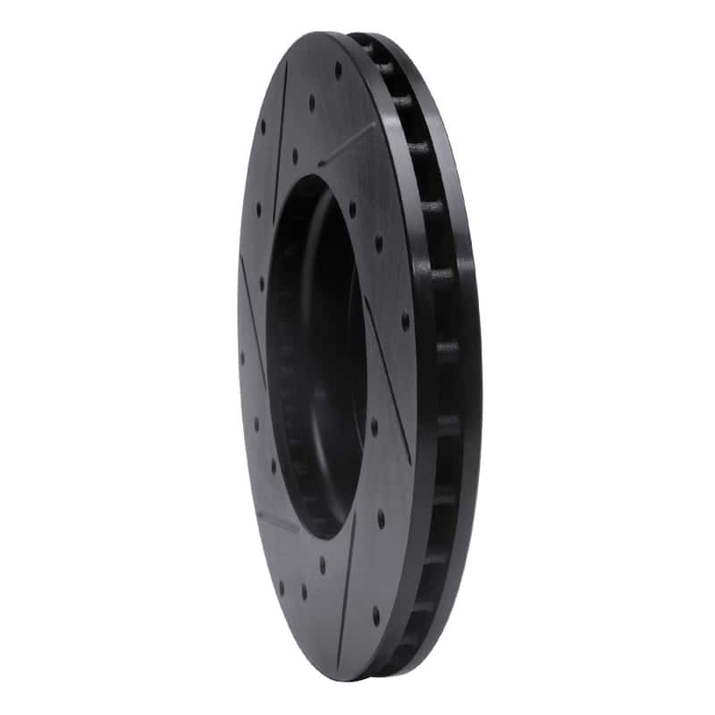 R1 Concepts — R1 12-18 Ford C-MAX Front Right Drilled & Slotted Black Brake Rotor
R1 Brake Rotor Drill - view 4