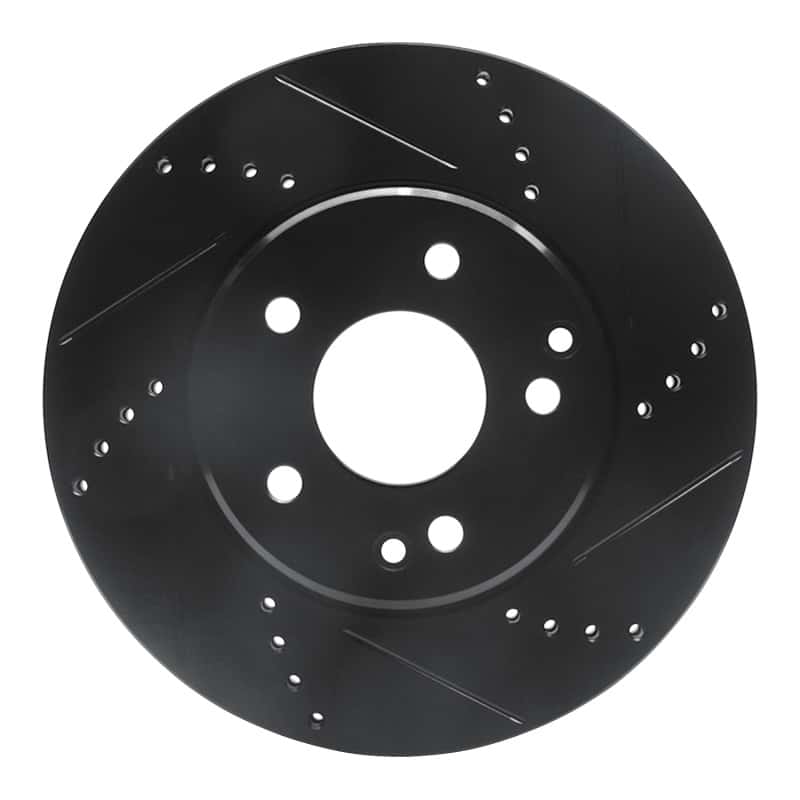 R1 Concepts — R1 96-15 Mercedes-Benz C280 Front Right Drilled & Slotted Black Brake Rotor
R1 Brake Rotor Drill - view 1