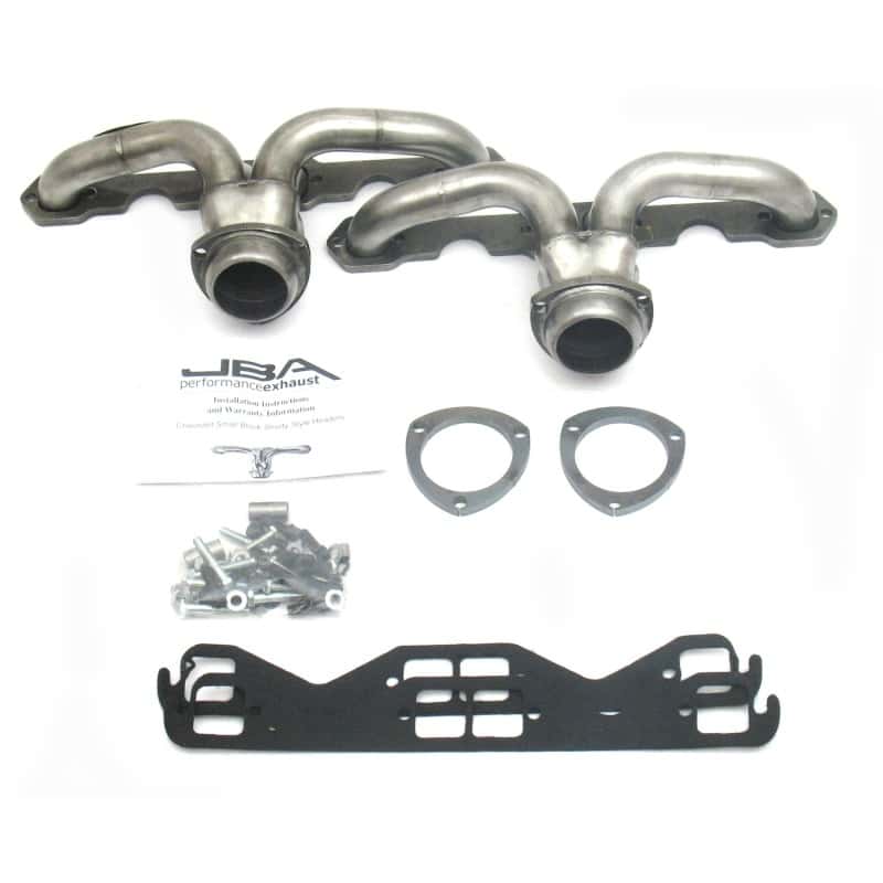 JBA — JBA 57-74 Chevrolet Corvette 265-400 SBC 1-5/8in Primary Raw 409 Tight Tuck Header
Exhaust Header - view 2