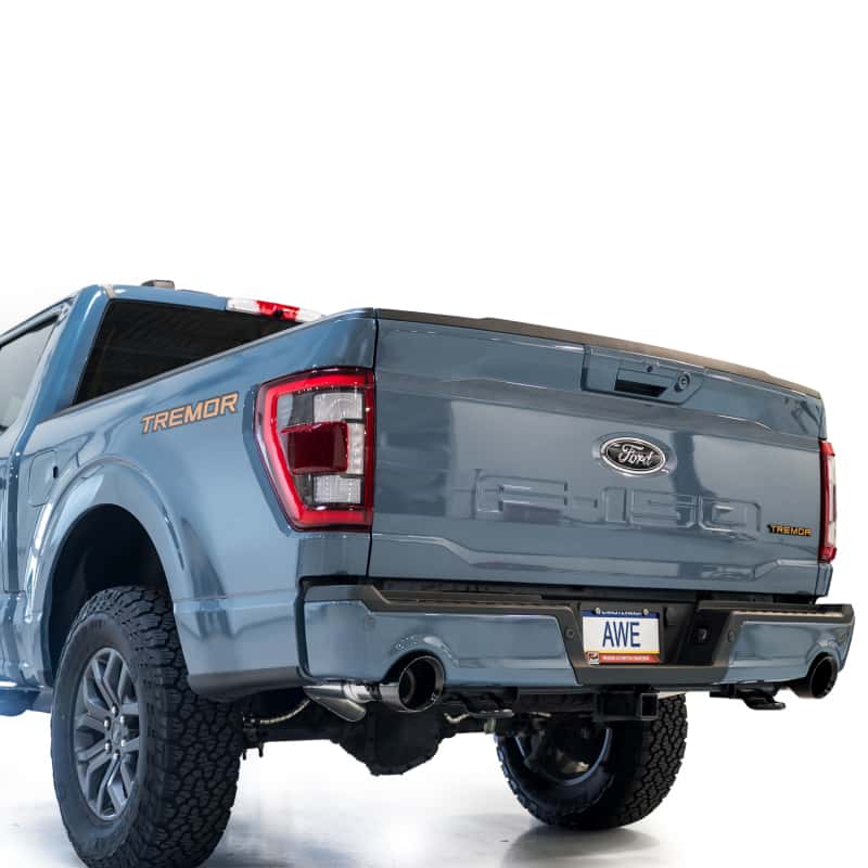 AWE Tuning — AWE Tuning 2021+ Ford F-150 Tremor (w/ Bumper Cutouts) 0FG Non-Resonated Catback -Diamond Black Tips
0FG Catback - view 11