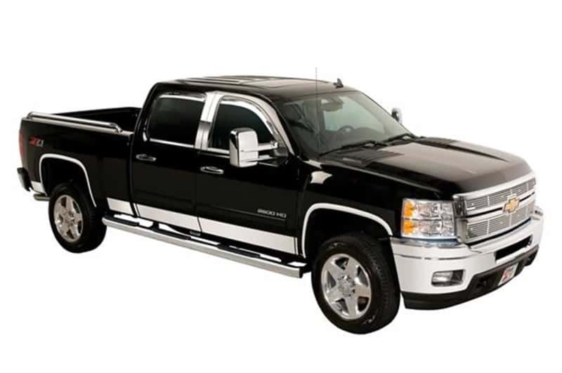 Putco — Putco 04-08 Ford F-150 Super Cab 8ft Long Box - 7in Wide - 10pcs Stainless Steel Rocker Panels
Rocker Panel Molding - view 2