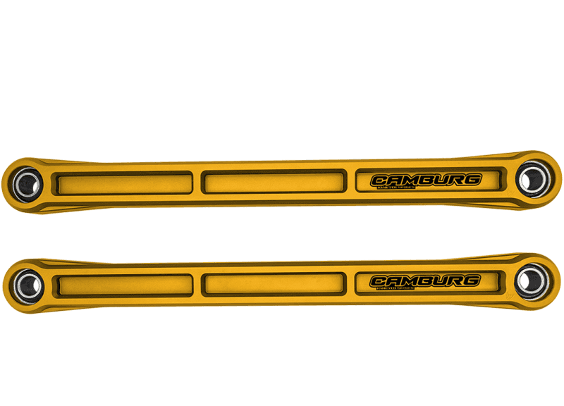 Camburg — Camburg Ford Bronco 21-23 KINETIK Series Rear Billet Lower Trailing Arm Kit (Gold)
Trailing Arm Kit - view 2