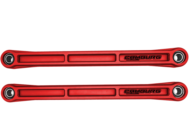 Camburg — Camburg Ford Bronco 21-23 KINETIK Series Rear Billet Lower Trailing Arm Kit (Red)
Trailing Arm Kit - view 2