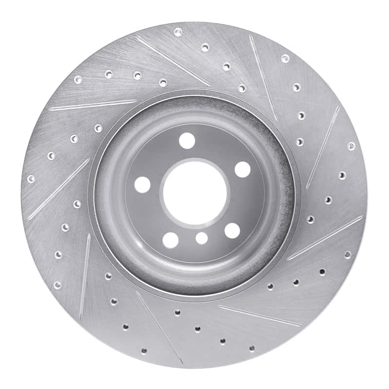 R1 Concepts — R1 16-25 BMW 540I xDrive Rear Left Drilled & Slotted Silver Brake Rotor
R1 Brake Rotor Drill - view 5