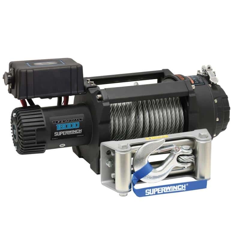 Superwinch — Superwinch 18000 LBS 12V DC Wire Rope Tiger Shark Winch
Winch - view 12