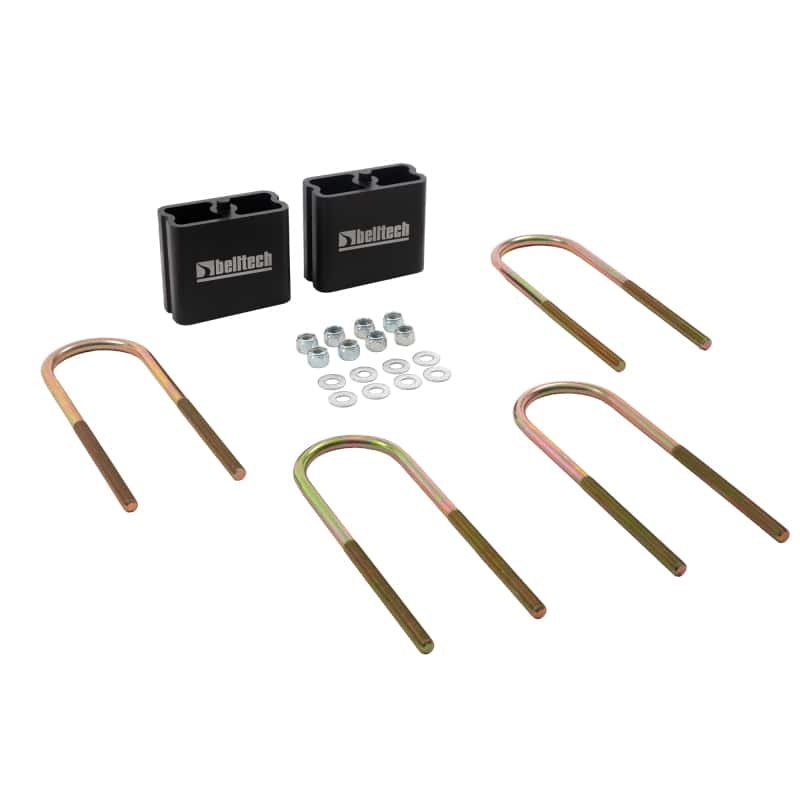 Belltech — Belltech LOWERING BLOCK KIT 4inch EXTRUDED BLOCKS
LOWERING BLOCK KIT - view 3