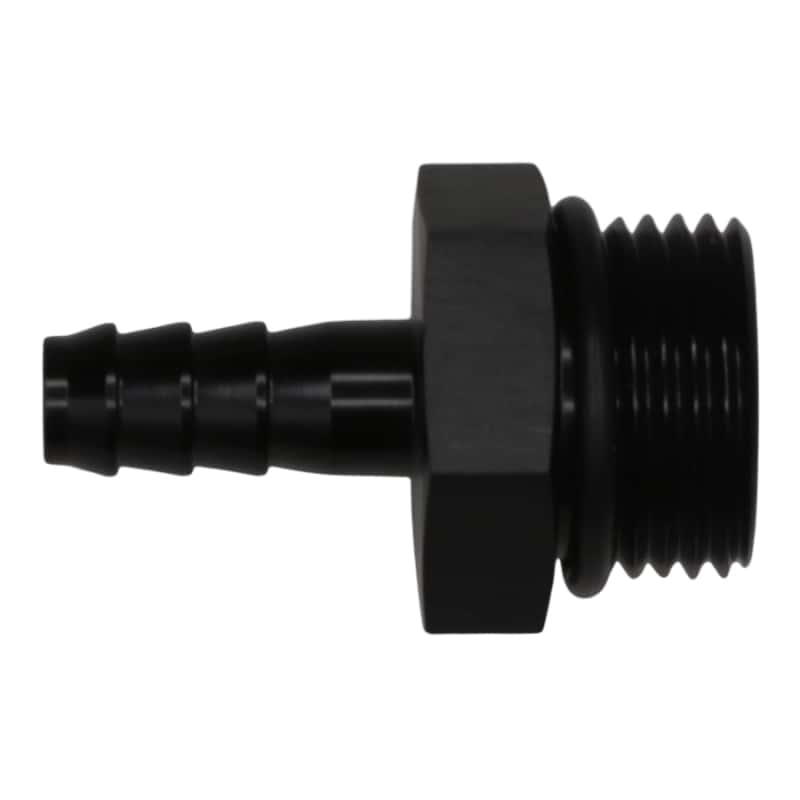 DeatschWerks — DeatschWerks 10AN ORB Male to 5/16in Male Triple Barb Fitting (Incl O-Ring) - Anodized Matte Black
Lines & Fittings - view 1