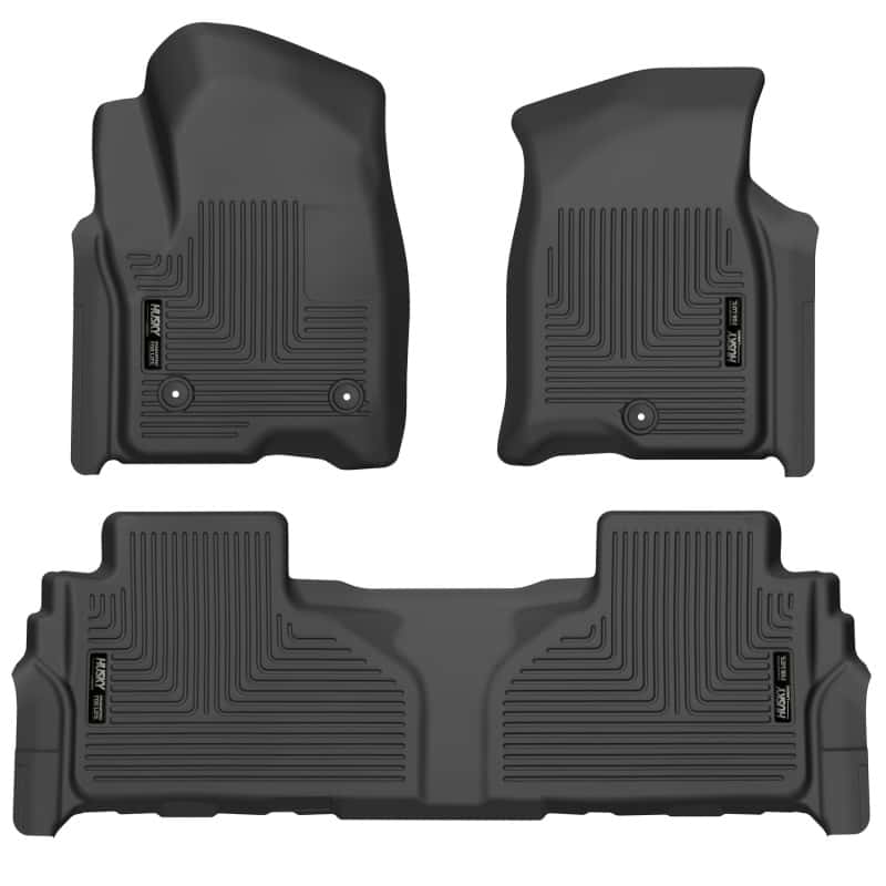 Husky Liners — Husky Liners 21-23 Suburban/Tahoe/Yukon/Yukon XL Weatherbeater Front & 2nd Seat Floor Liners - Black
Weatherbeater Series
Floor Liners - view 1