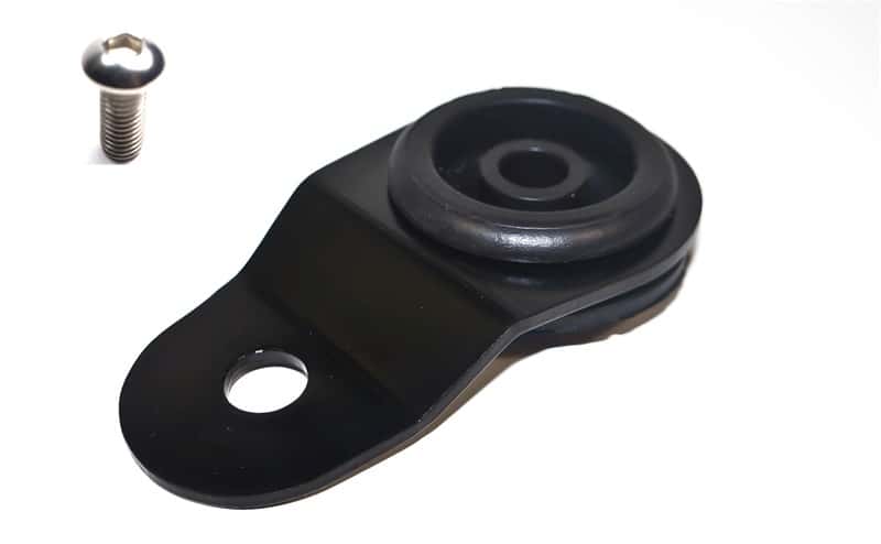 Torque Solution — Torque Solution Radiator Mount w/ Insert ( Black ) : Mitsubishi Evolution 7/8/9 - view 1