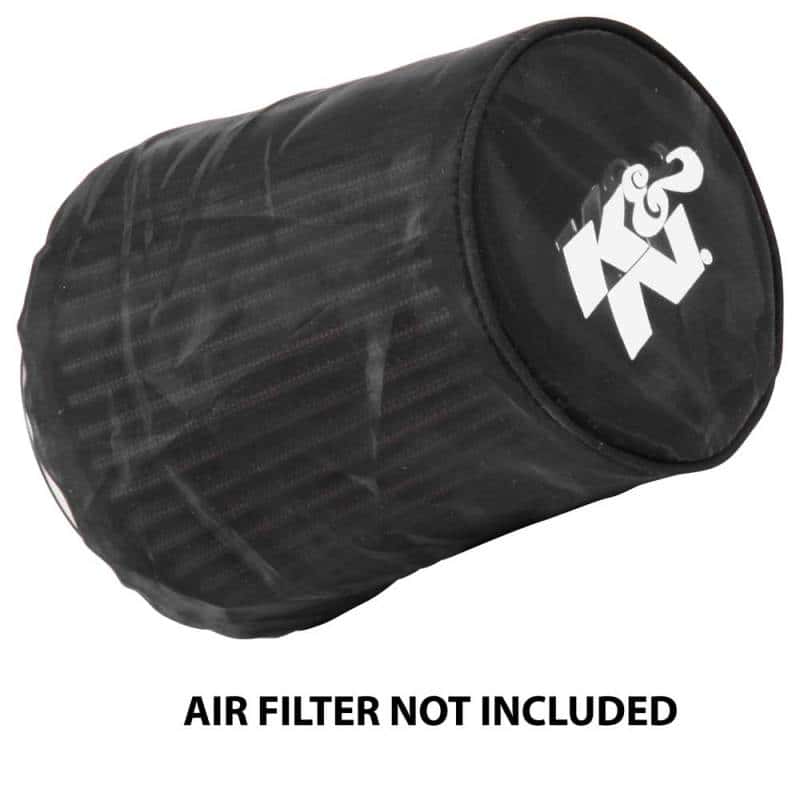 K&N Engineering — K&N Black Drycharger Rectangle Straight Air Filter Wrap - Black - view 3