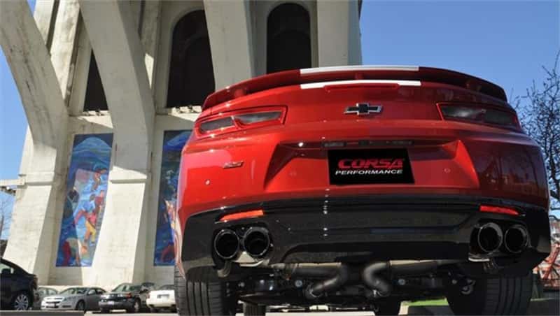 CORSA Performance — Corsa 2017-2024 Chevrolet Camaro SS 6.2L V8 2.75in Black Sport Axle-Back Exhaust
Exhaust - view 5