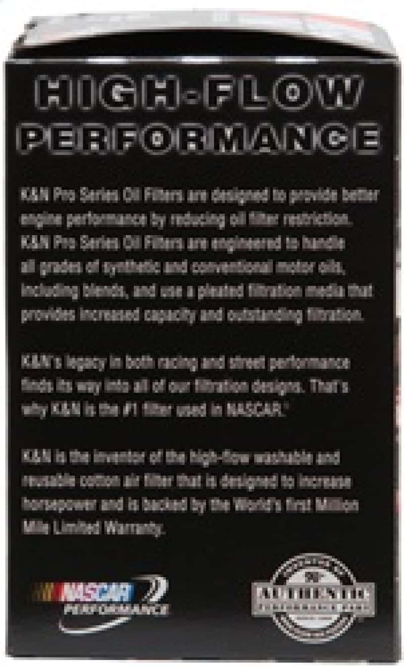 K&N Engineering — K&N Oil Filter 3in OD x 5.094in H for Buick/Chevrolet/Pontiac/GMC/Oldsmobile/GMC/Cadillac - view 9