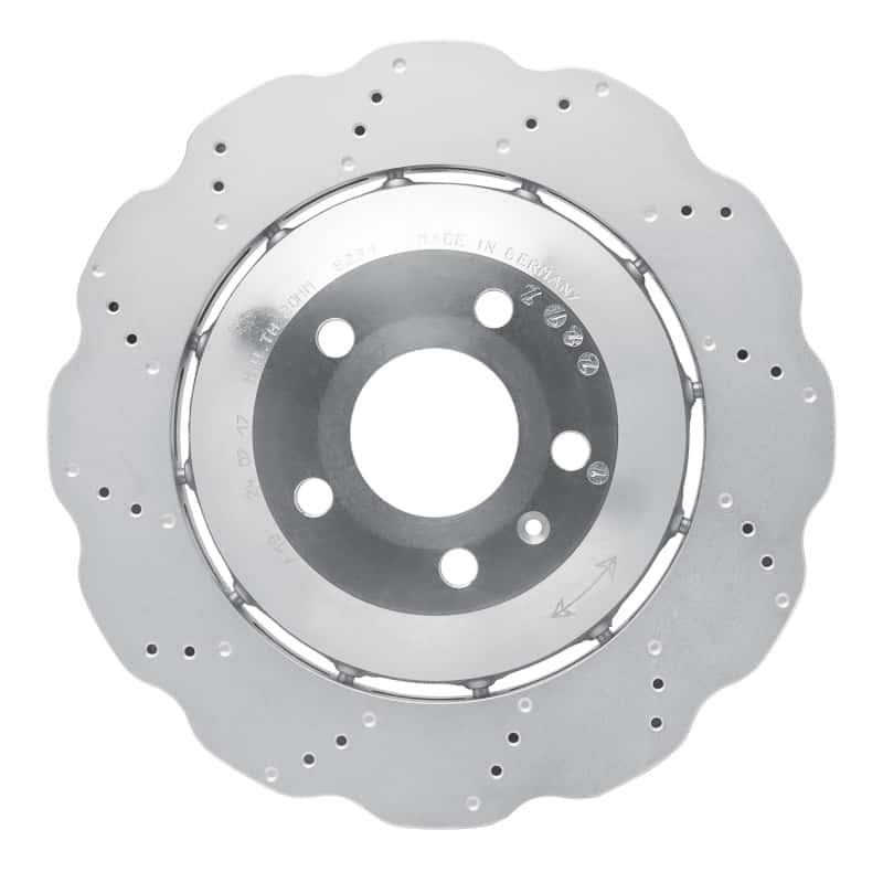 DFC — DFC 13-14 Audi RS5 Rear Drilled Hi-Carbon Alloy Geomet Coated Rotor
DFC Brake Rotor - view 1