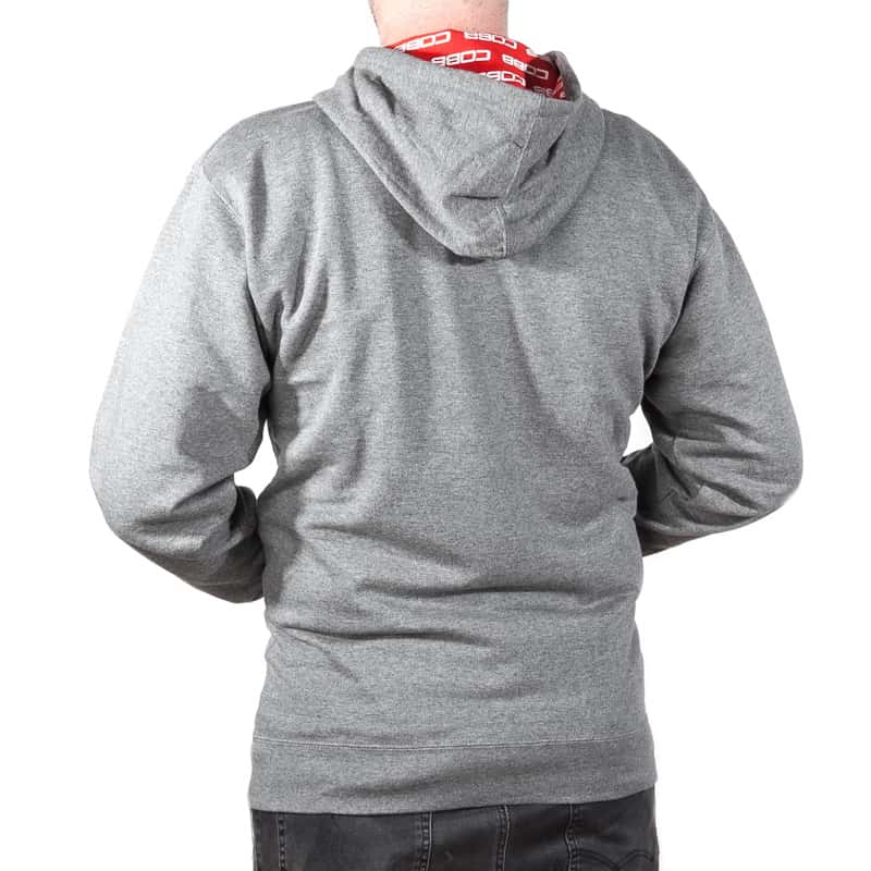 COBB — Cobb Grey Zippered Hoodie - Size Medium - view 5