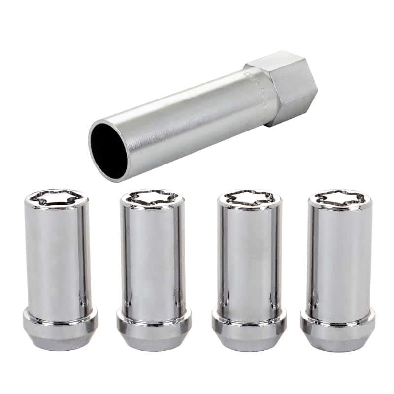 McGard — McGard Wheel Lock Nut Set - 4pk. (Tuner / Cone Seat) 1/2-20 / 13/16 Hex / 1.60in. Length - Chrome - view 1