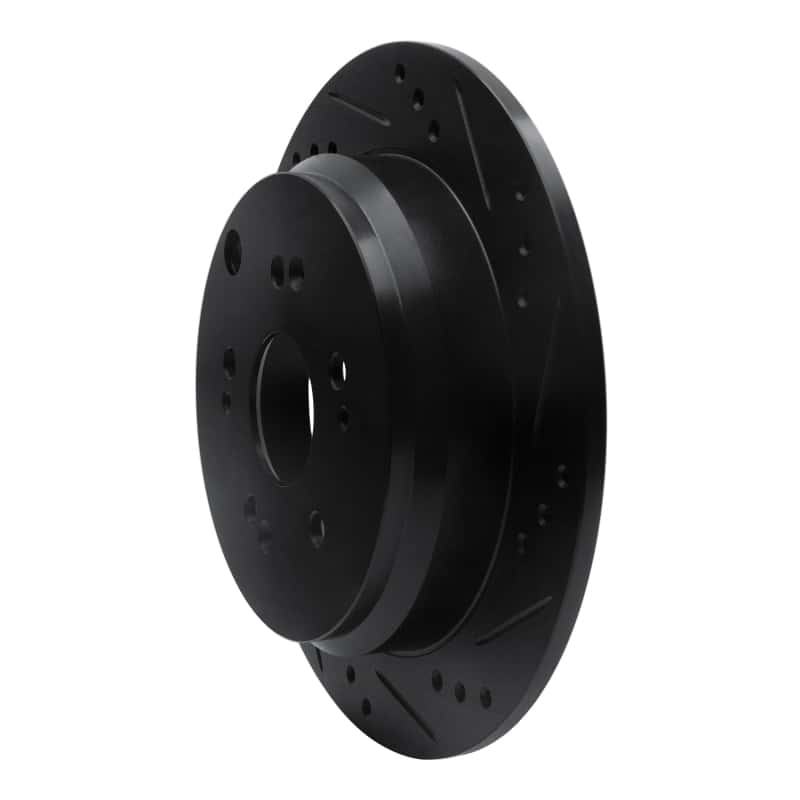 R1 Concepts — R1 2005-2018 Acura RDX Rear Right Drilled & Slotted Black Brake Rotor
R1 Brake Rotor Drill - view 2