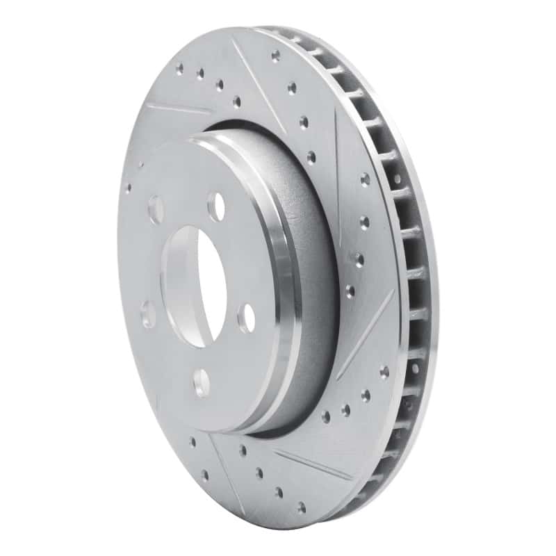 R1 Concepts — R1 07-12 Dodge Nitro Front Right Drilled & Slotted Silver Brake Rotor
R1 Brake Rotor Drill - view 2