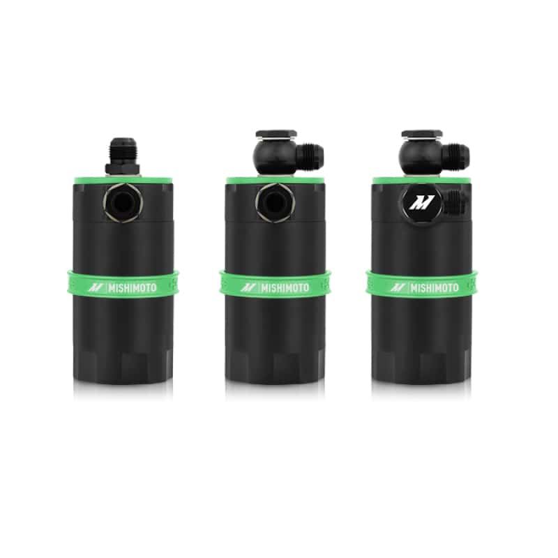 Mishimoto — Mishimoto Universal Baffled Oil Catch Can - Green - view 14