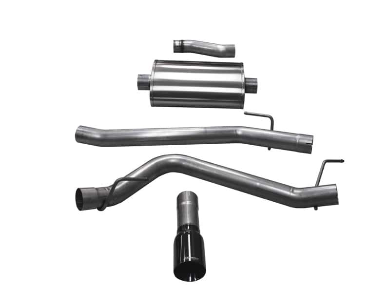 CORSA Performance — Corsa 20-25 Jeep Gladiator JT 3.6L Single Side Exit Cat-Back Exhaust System w/ Single 4in Black Tip
Exhaust - view 1