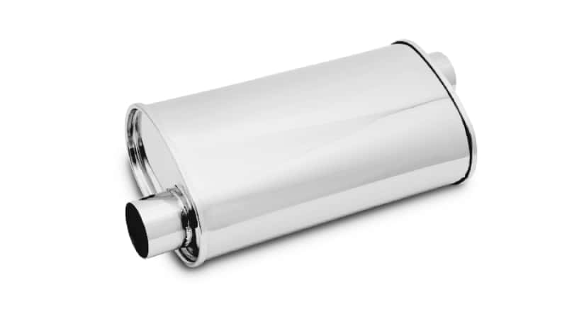 Vibrant — Vibrant StreetPower Oval Muff 5in x 9in x 15in long body 3in inlet I.D. x 3in outlet Offset-Offset
3"OvalMufflerOff-Off
3"SSMufflerOff-Off
Muffler - view 3