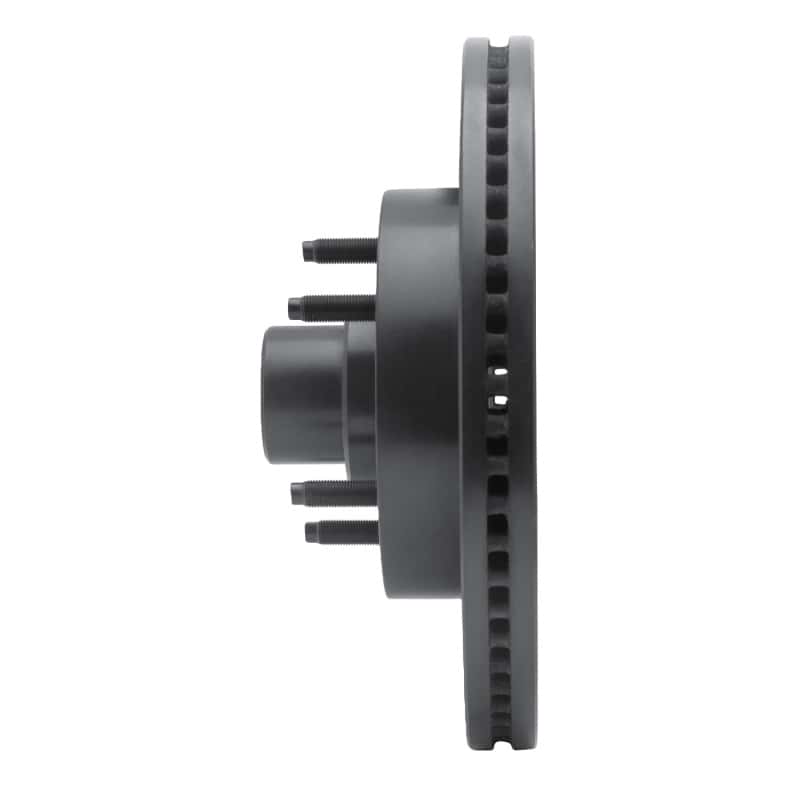 R1 Concepts — R1 04-06 Ford E-150 Club Wagon Front Left Drilled & Slotted Black Brake Rotor
R1 Brake Rotor Drill - view 3