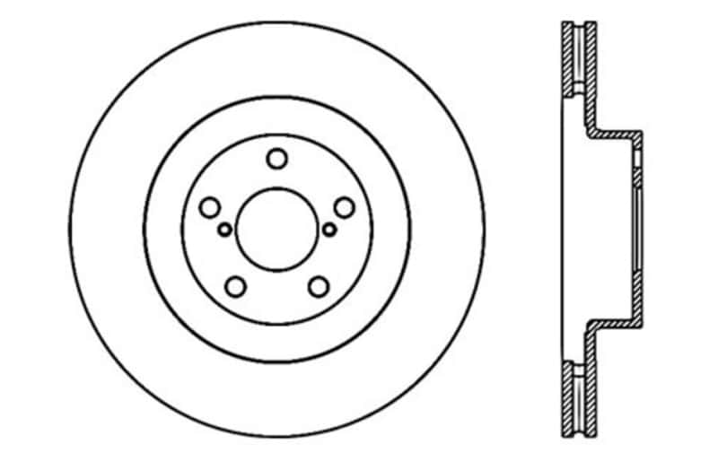 Stoptech — StopTech 02-10 WRX Drilled Right Front Rotor
Cross Drilled Rotor
Disc Brake Rotor - view 5