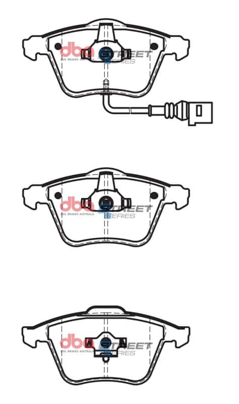 DBA — DBA 08-15 Audi TT Quattro Front Street Series Brake Pads
Brake Pad - view 1