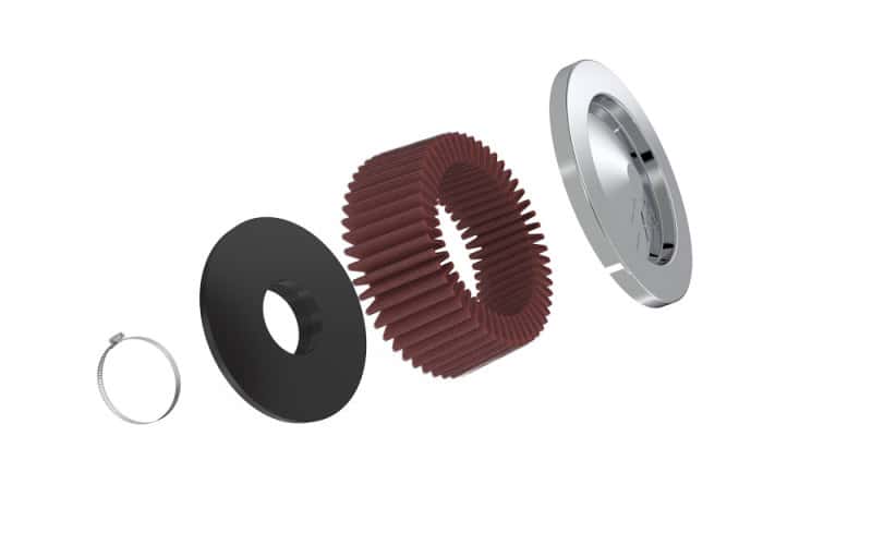 K&N Engineering — K&N Universal Round Clamp-On Air Filter 2in. Flange / 5-3/8in. OD / 2in. Height
Universal Clamp-On A
Clamp-on Air Filter - view 6