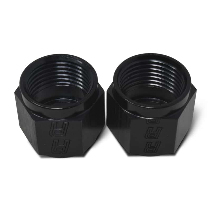 Russell — Russell Performance -6 AN Tube Nuts 3/8in dia. (Black) (2 pcs.)
Adapter Fitting - view 6